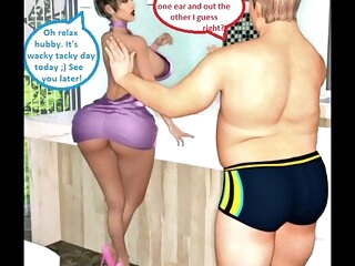 3D Comic Cuckold Wife Gets Dirty Nearby Her Boss For Kooky Tacky Phase Part 2
