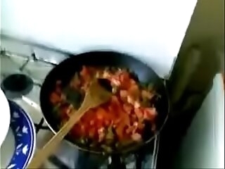 desi bhabhi sucking to the fullest extent a finally cooking
