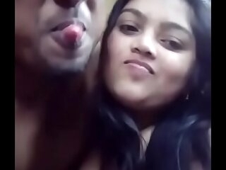 Indian lover Kissing and Tit sucking and Gf Give Nyc Blowjob